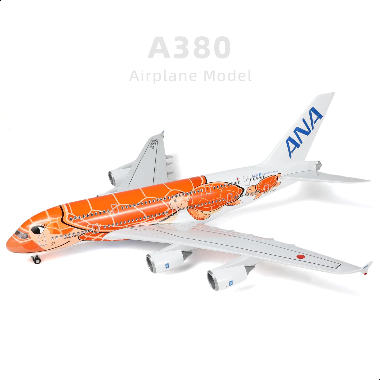 Amazon.co.jp: QIYUMOKE A380 1/160 ANAオレンジタートルデザイン完成